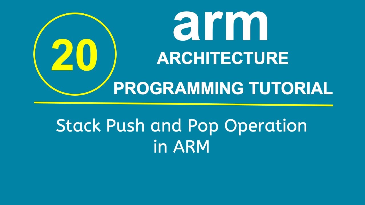Учебник по программированию ARM 20. Операции вставки и извлечения стека в ARM
