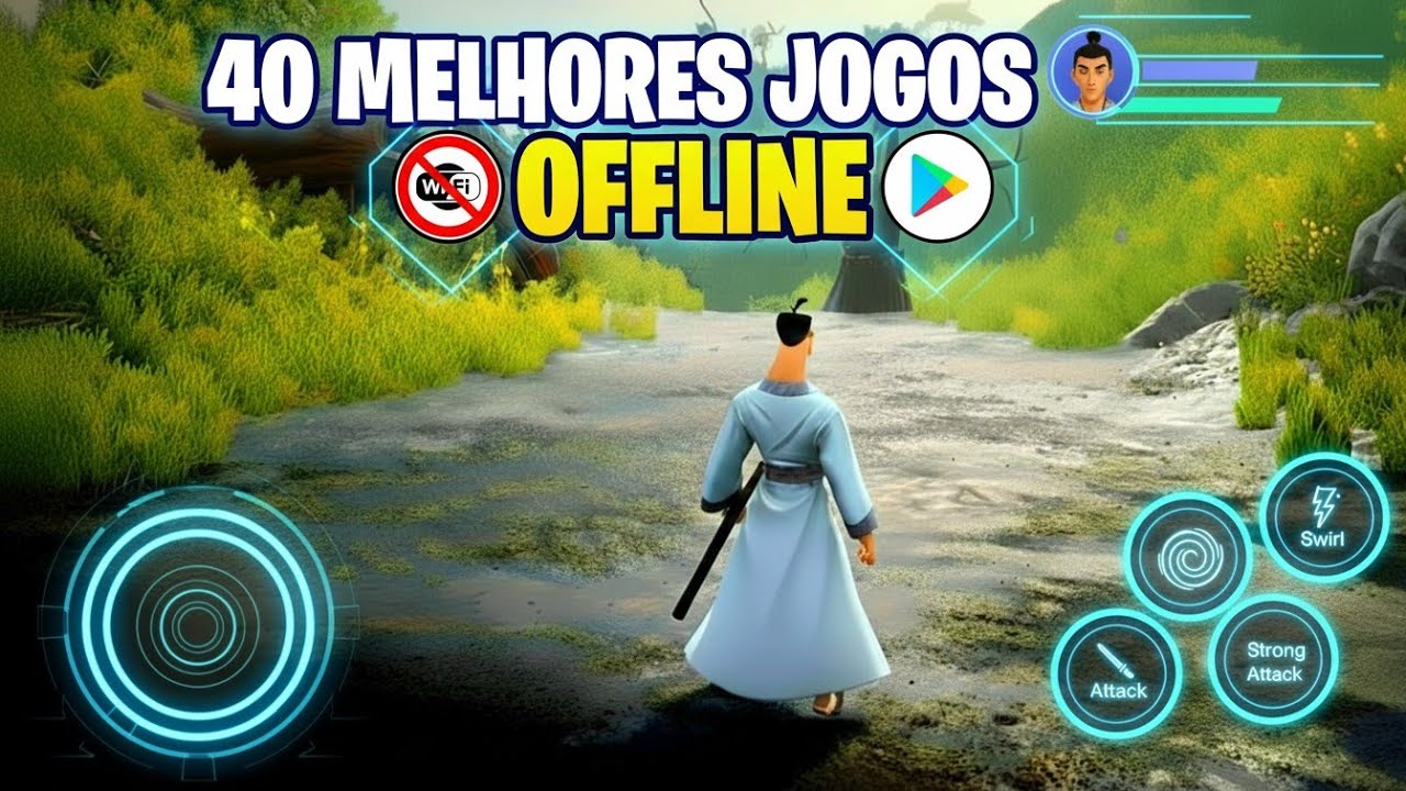 SAIU OS 40 MELHORES JOGOS OFFLINE INCR&Iacute;VEIS COM MODO HIST&Oacute;RIA  PARA SAIR DO T&Eacute;DIO ANDROID E IOS 2026