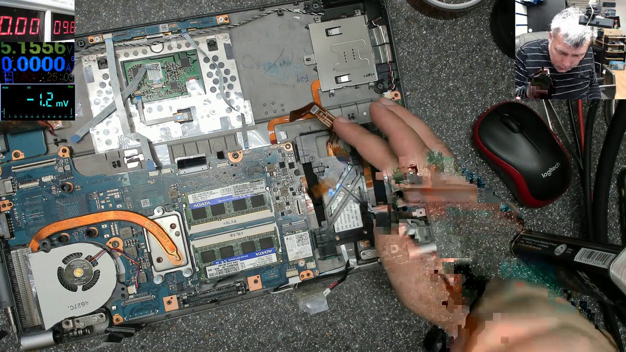 Toshiba Tecra Z40-8-18R dead, water damage, let's fix it