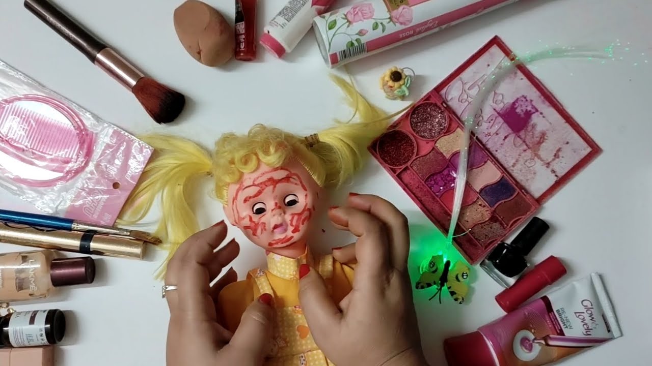 Asmr doll makeup 