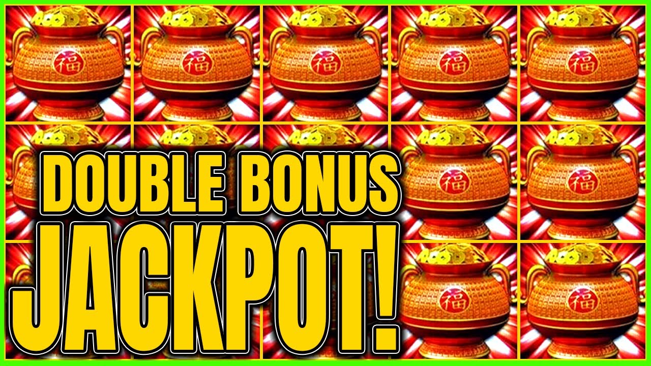 OMG Craziest DOUBLE BONUS JACKPOT! Happy & Prosperous Dragon Link Slot