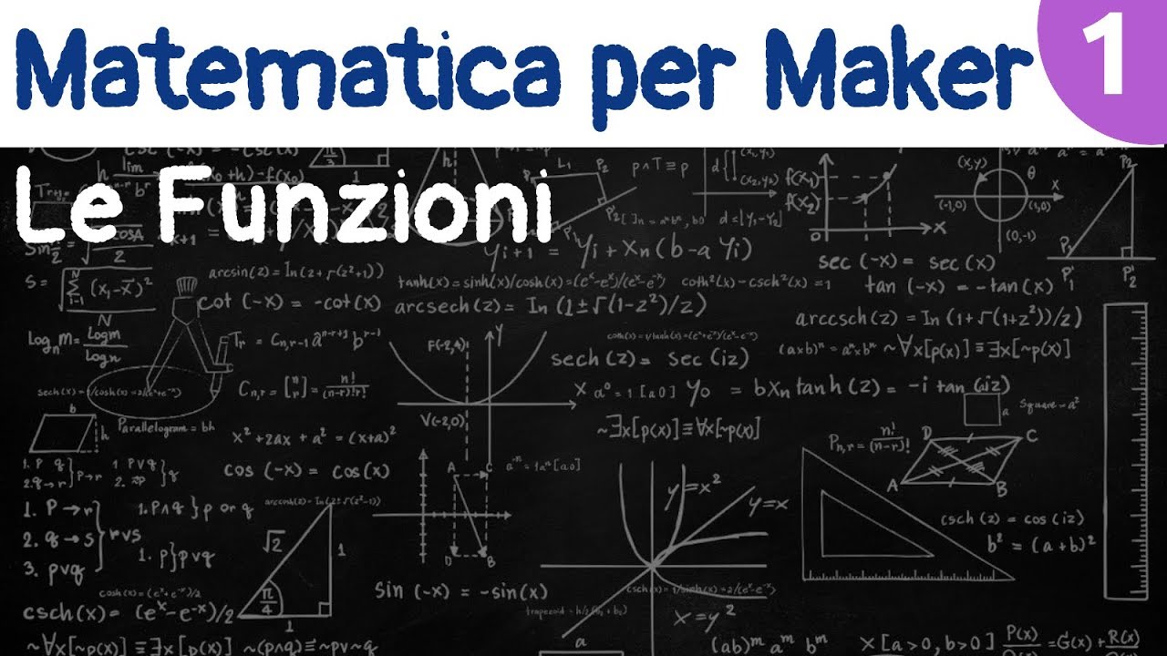 Cosa sono le funzioni matematiche? - Matematica per Maker - Video 1
