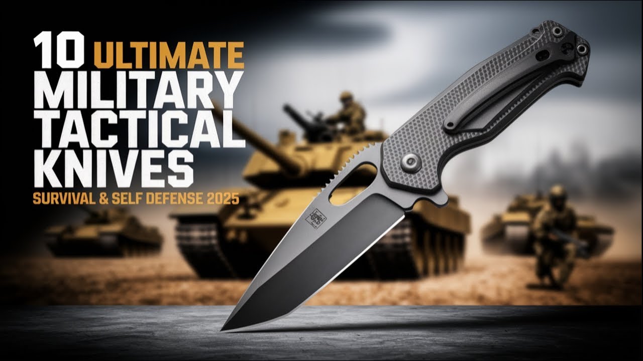 10 Ultimate Military Tactical Knives for Survival and Self Defense 2025