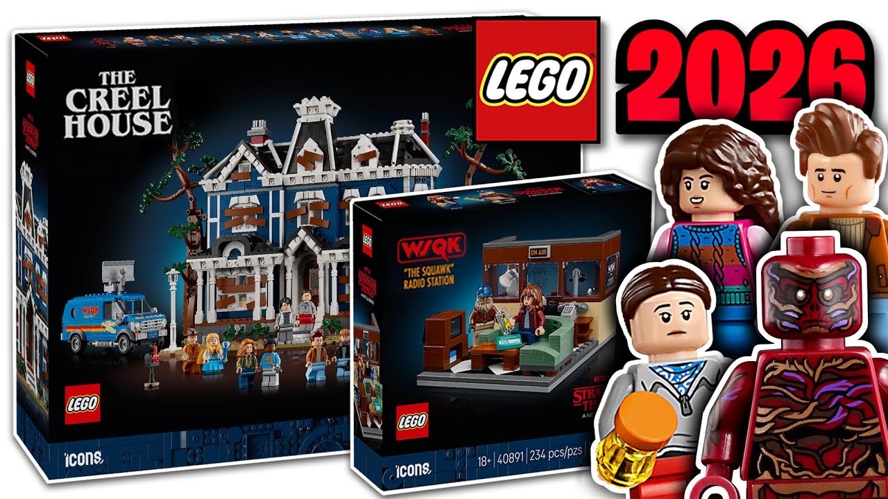 Наборы LEGO Stranger Things Creel House и Squawk Radio Station официально представлены