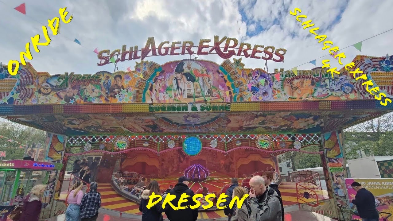 Onride Schlager Express Dreßen Das Original!!! (Mack Rides GMBH Musik-Express) 4K