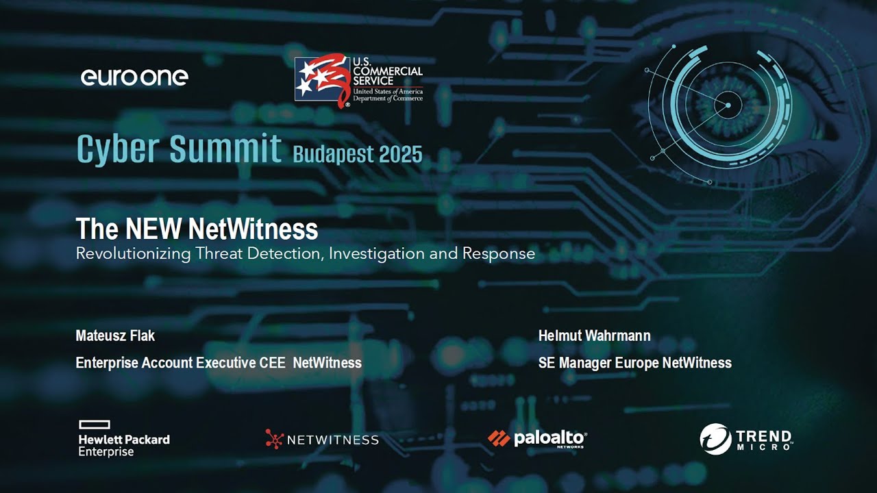 Mateusz Flak, Helmut Wahrmann - The NEW Netwitness (Netwitness, Cyber Summit Budapest 2025)