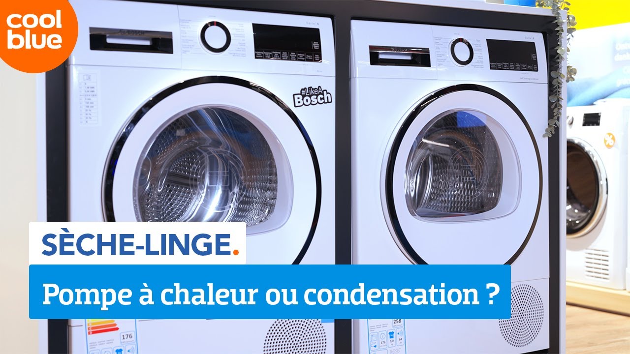Le meilleur s&egrave;che-linge : un s&egrave;che-linge &agrave; pompe &agrave; chaleur ou un s&egrave;che-linge &agrave; condensation ?