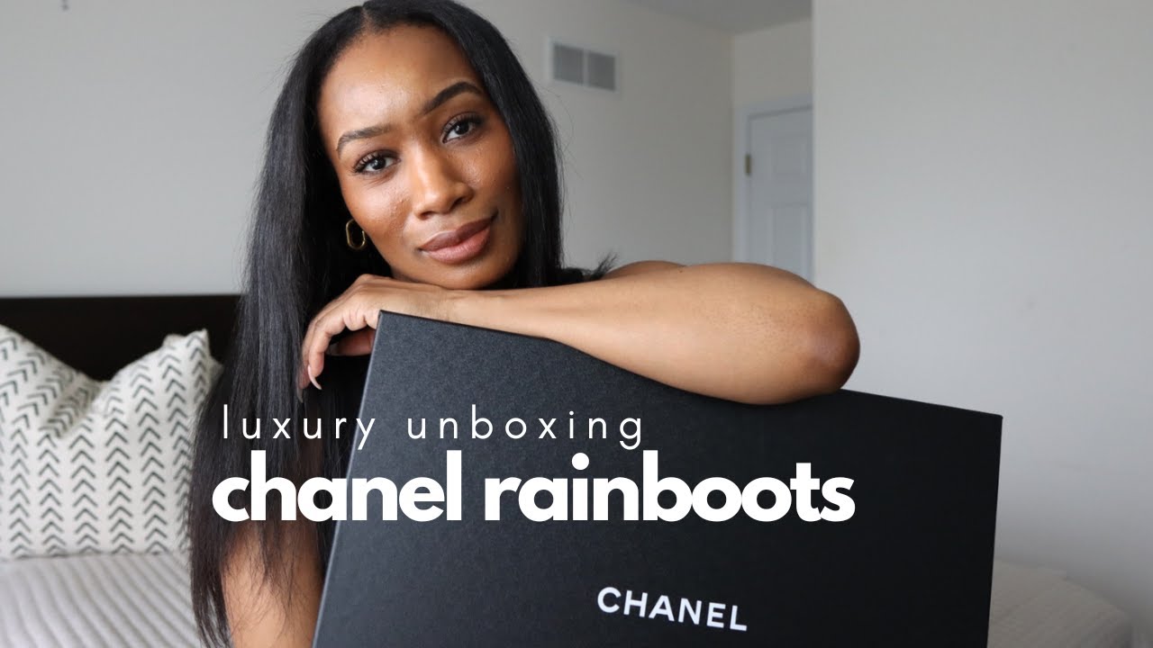 UNBOXING: CHANEL RAIN BOOTS | BRITT LATHRECE