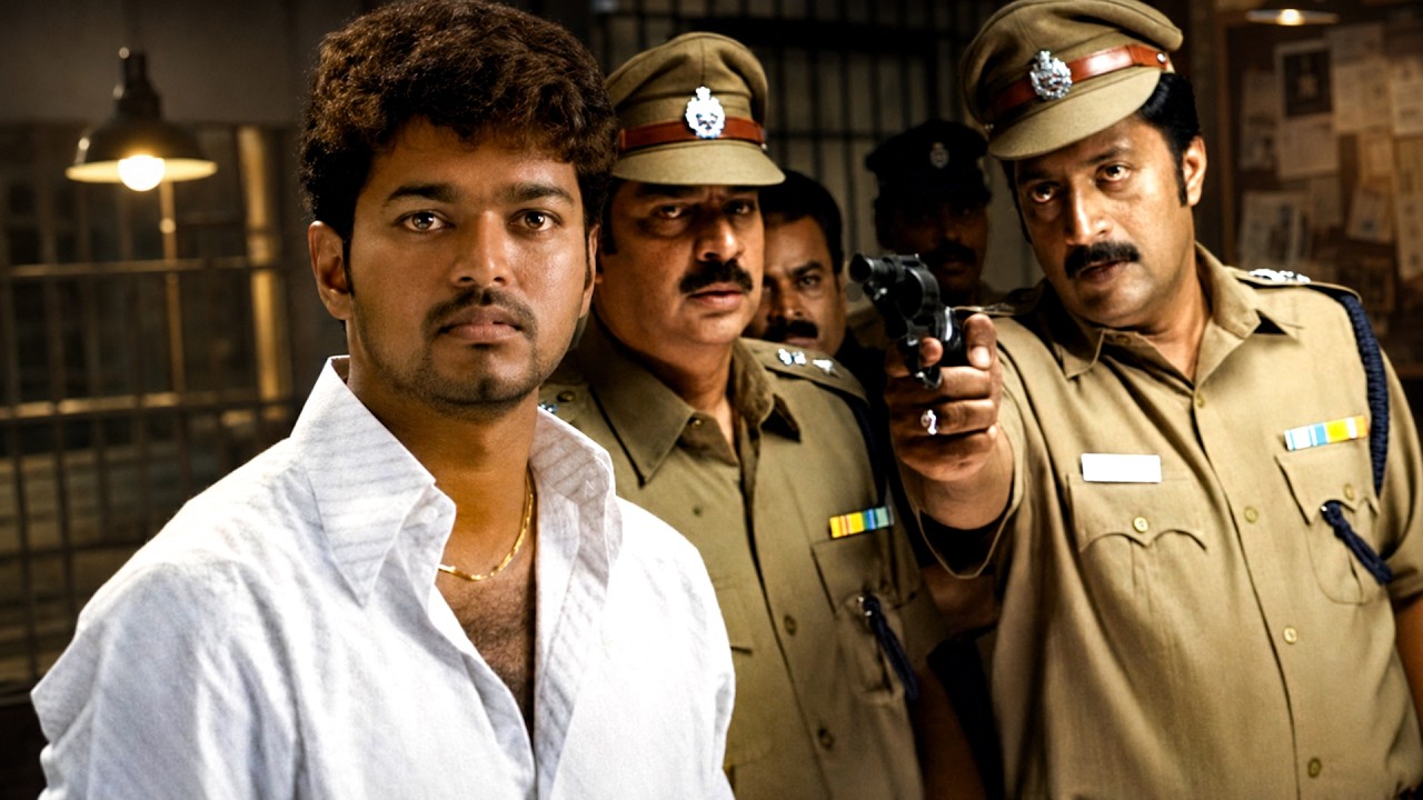 പോലീസ്കാരനോടാ കളി ! ഒരു തീപ്പൊരി കിടുക്കാച്ചി സീൻ | Aathi | Vijay | Thalapathy Vijay | Prakash Raj