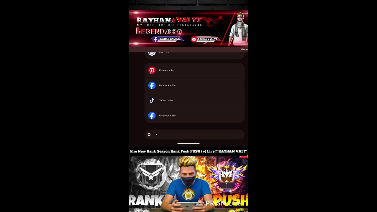 Live streaming of g1x rayhan gaming