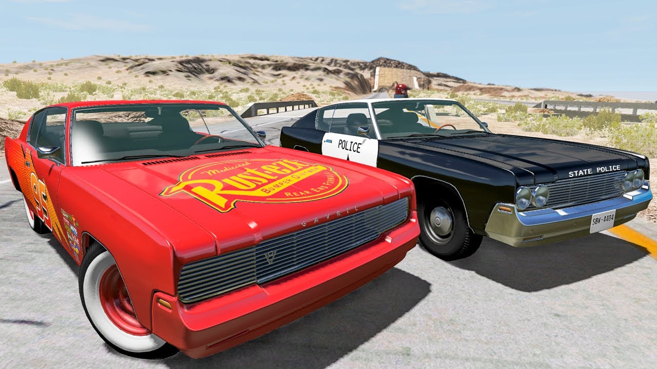 Police Car Chases #39 - BeamNG DRIVE | SmashChan