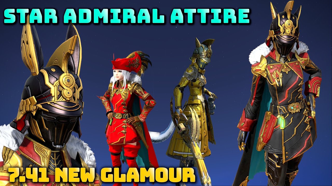 FFXIV: Star Admiral Attire - 7.41 Glamour Showcase