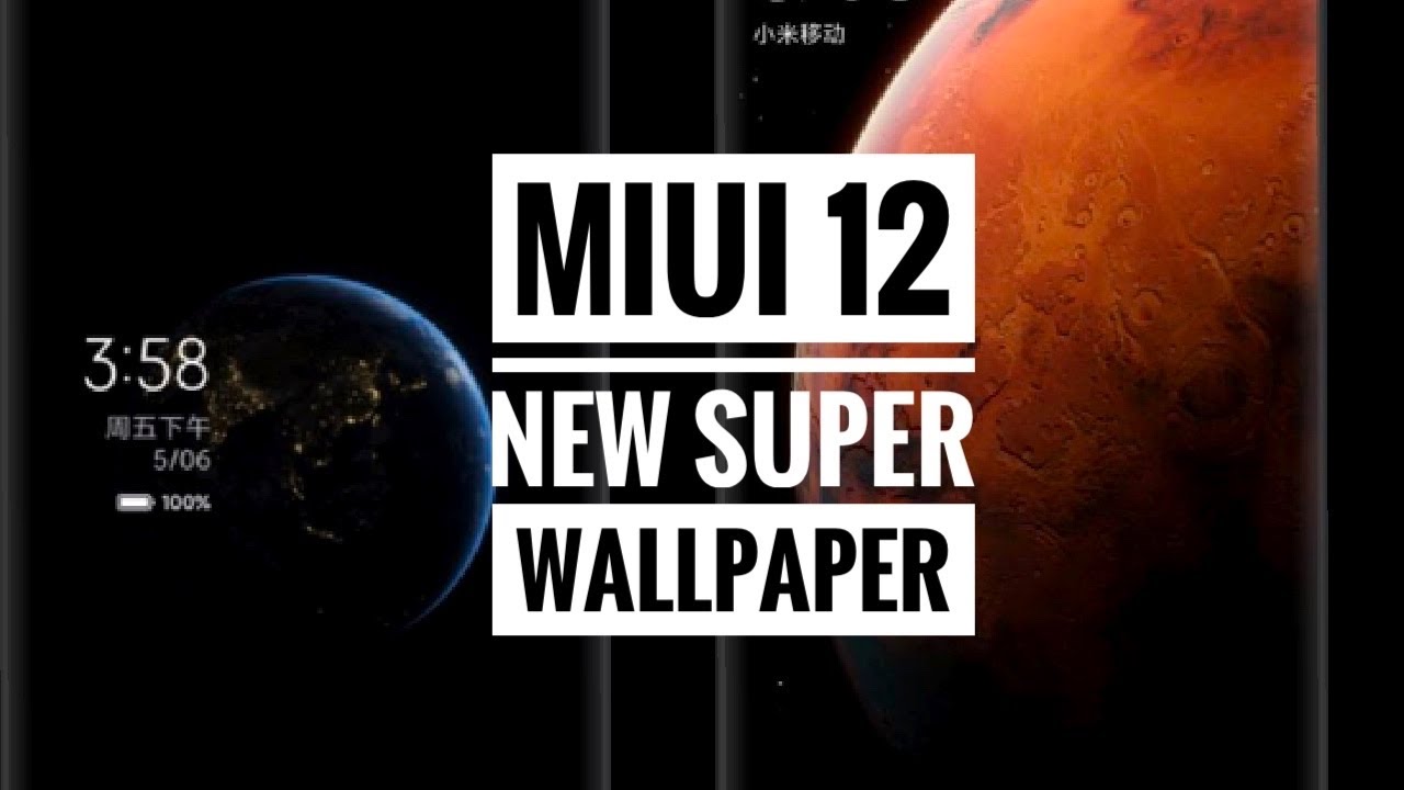 MIUI 12 - NEW SUPER WALLPAPER | ANIMATION