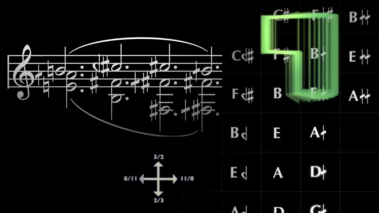 11th Harmonic Chorale - Preliminary Sketches  (Just Intonation/Microtonality)
