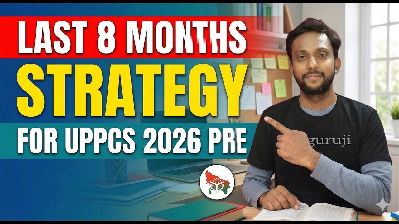 UPPCS 2026 Prelims Strategy: The Ultimate 8-Month Master Plan | How to Crack UPPCS | PCS Guru Ji