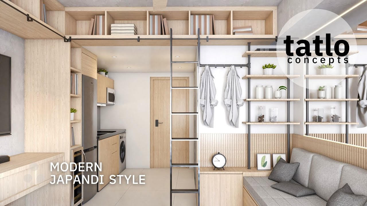Studio Type Unit Condo Renovation : Modern Japandi Style | MEZZA RESIDENCES (SMDC) Quezon City