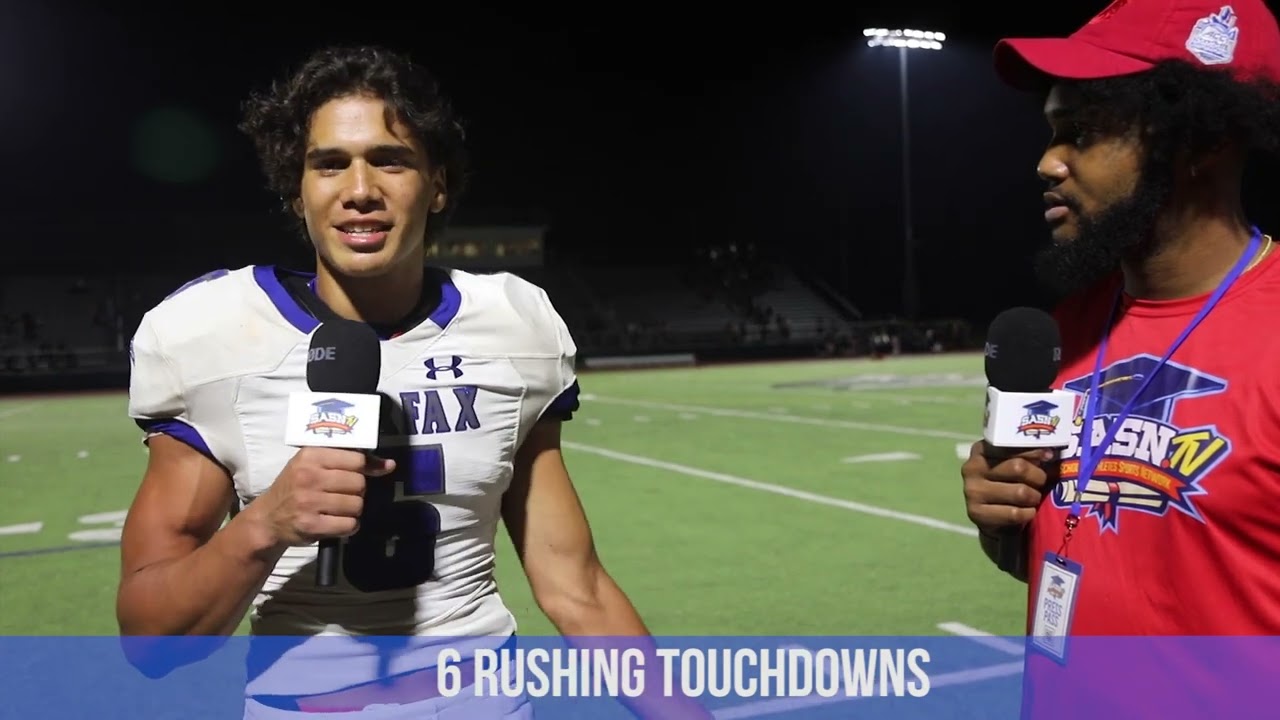 DMV Gridiron Interviews Tony Rojas about their 40 pt win over Wakefield