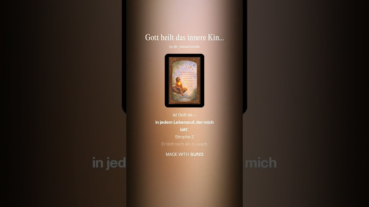 Gott heilt das innere Kind | Heilendes Glaubenslied über Mut, Liebe & Neubeginn