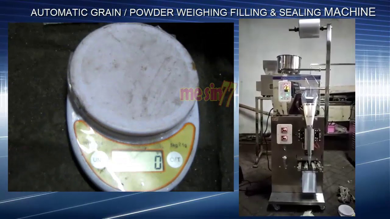 Mesin Pengemas Sachet Otomatis untuk Serbuk dan Butiran