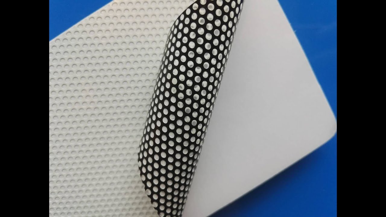 Solvent Printable Perforated Vinyl One Way Vision with free smple （Sounda）