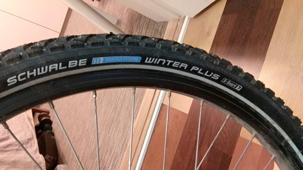 Schwalbe Marathon Winter Plus 26x2.0. Опыт. Декабрь 2021 г.