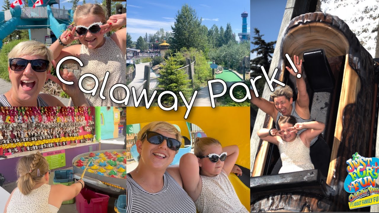 Going on SO MANY RIDES at CALAWAY PARK! In Alberta Canada