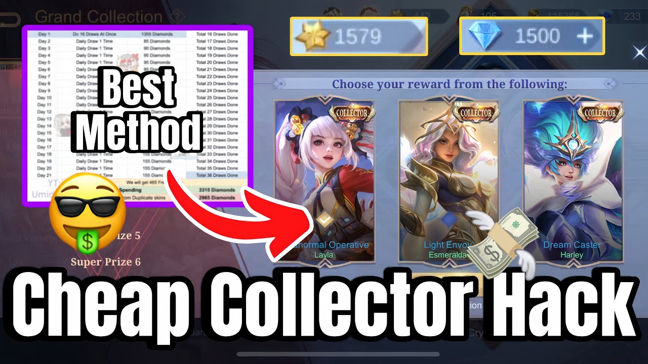 ‼️3000 Diamonds Discounted‼️Cheapest Trick  To Buy A Collector Skin 🤫