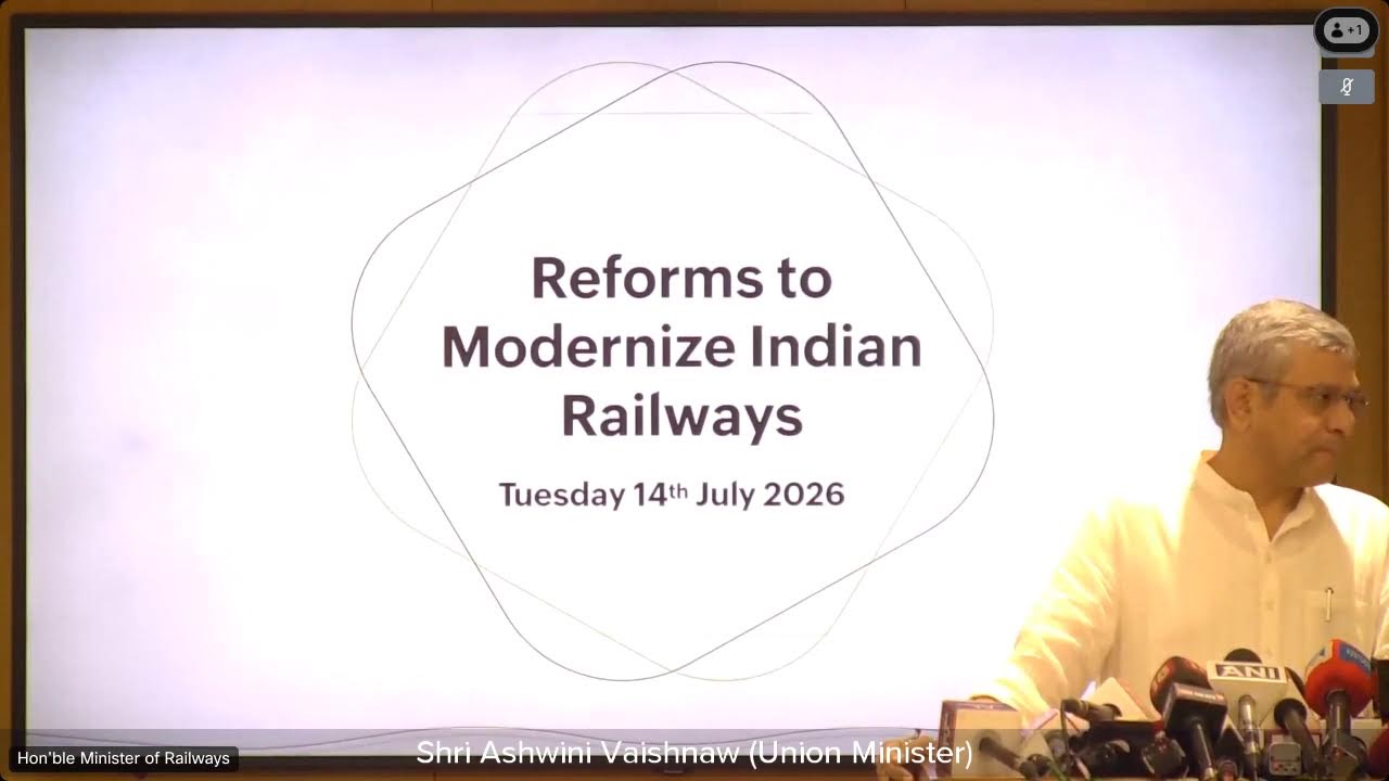 Railway Reforms by Hon'ble MR