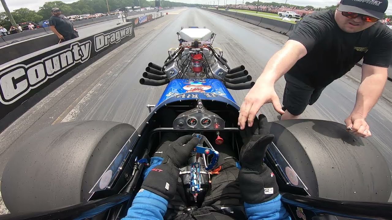 Ed Bliss Jr. Front engine dragster Cecil nostalgia race 2025