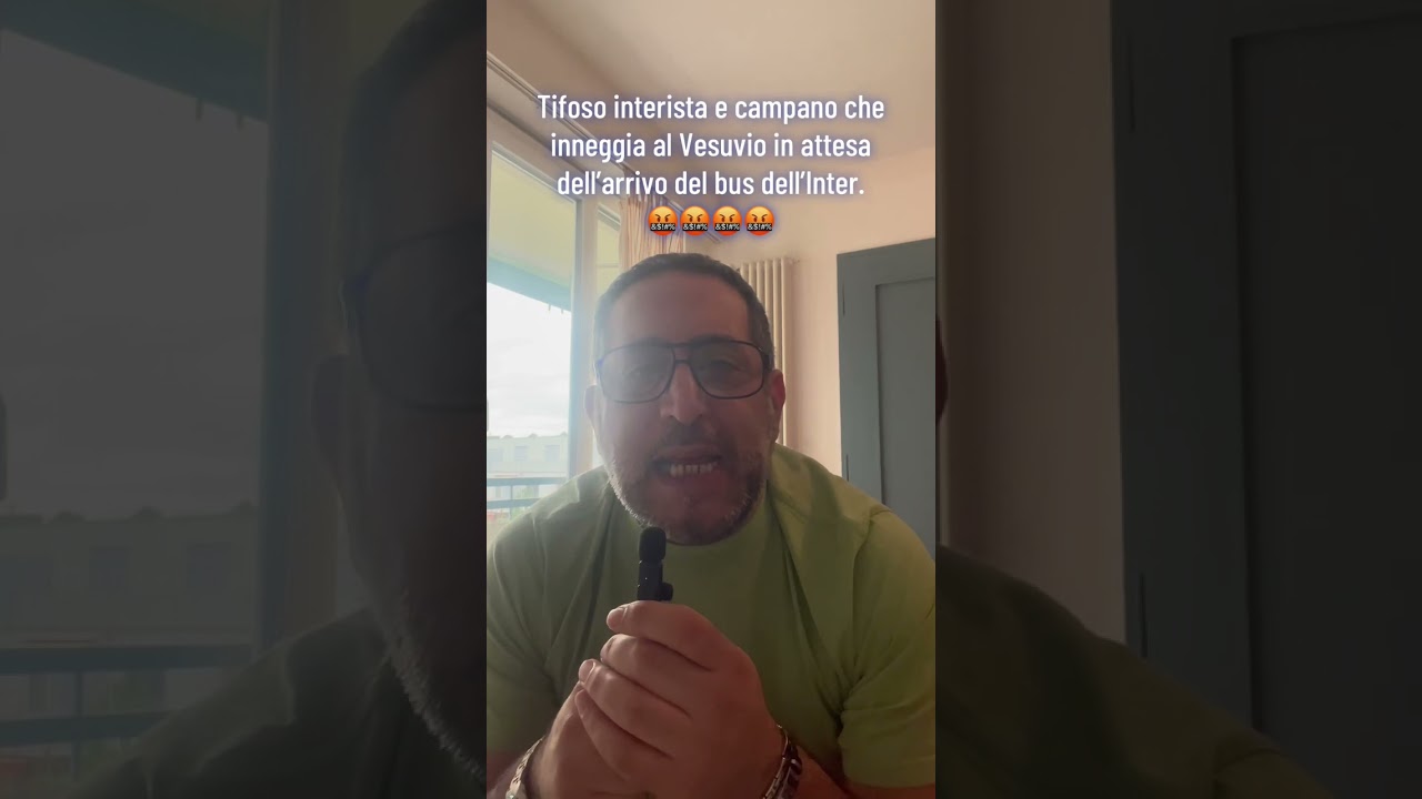Videodenuncia, interista campano inneggia al Vesuvius. 