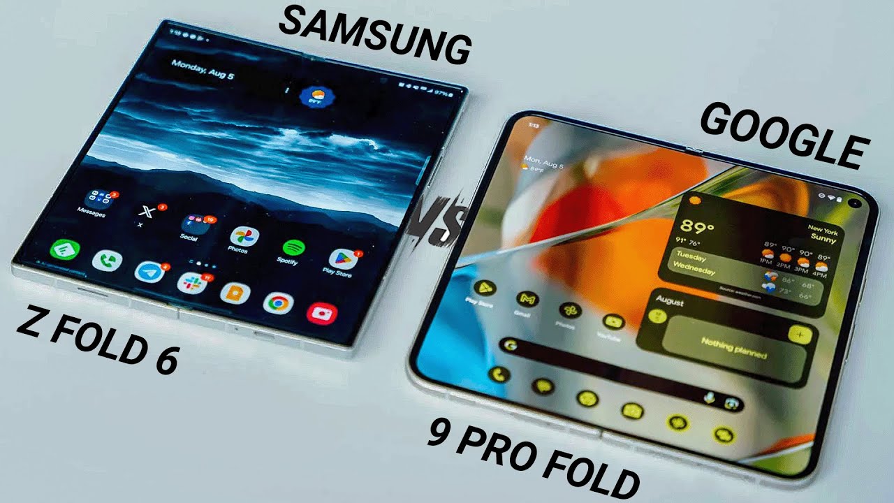 Galaxy Z Fold 6 VS Pixel 9 Pro Fold