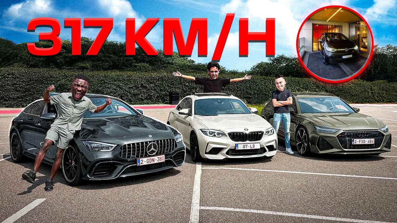 METTRE NOS VOITURES DANS NOS CHAMBRES D'HOTEL A 317KM/H