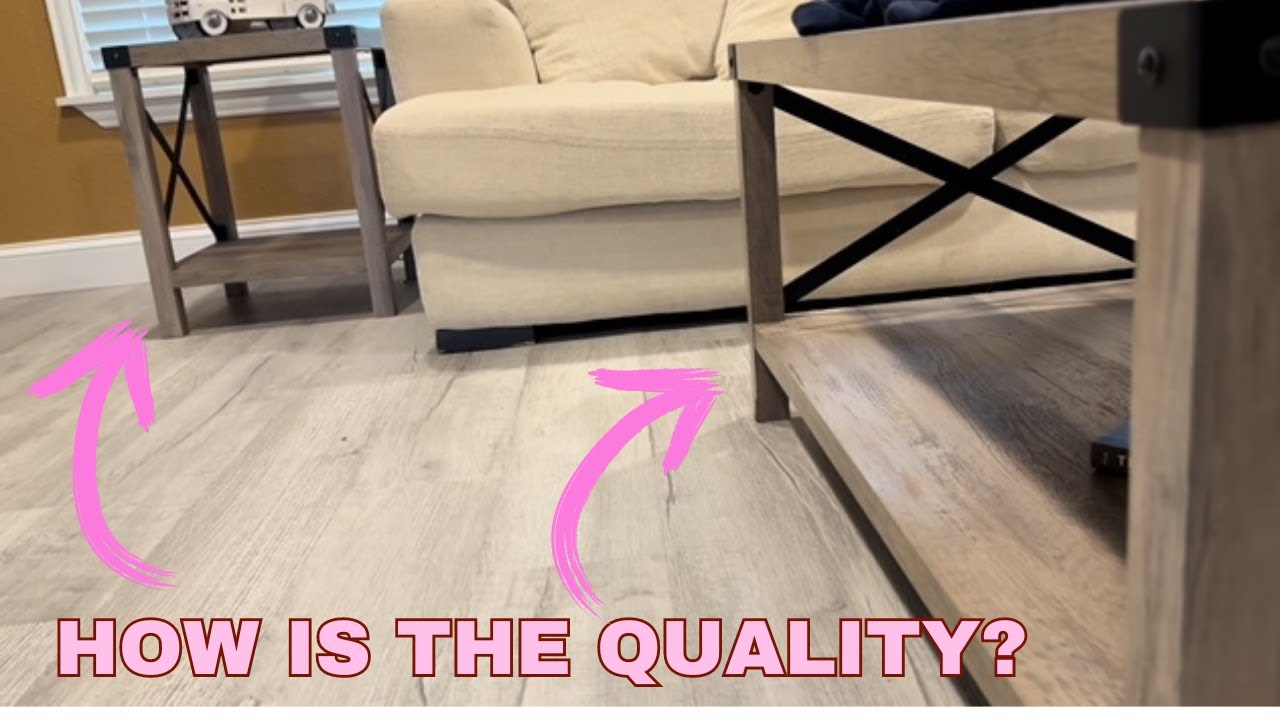 AMERLIFE 3 Piece Living Room Table Set - Includes Coffee Table & Two End Table Review
