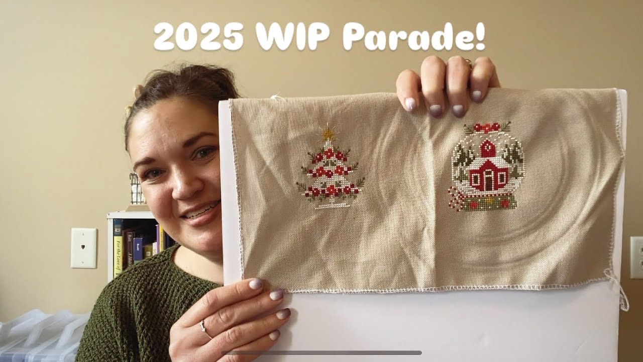 Flosstube 13: Mid-Year WIP Parade for 2025!
