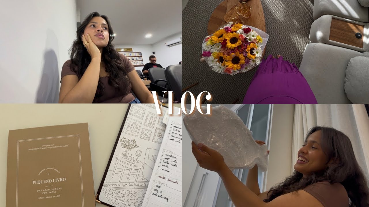 VLOG.01- Planejamento de estudos pra residência, lançamento vipapier e comprinhas do enxoval 