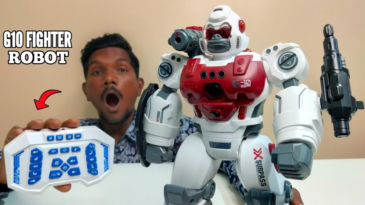 RC Iron Gorilla A.I Programmable Robot Unboxing & Testing - Chatpat toy tv