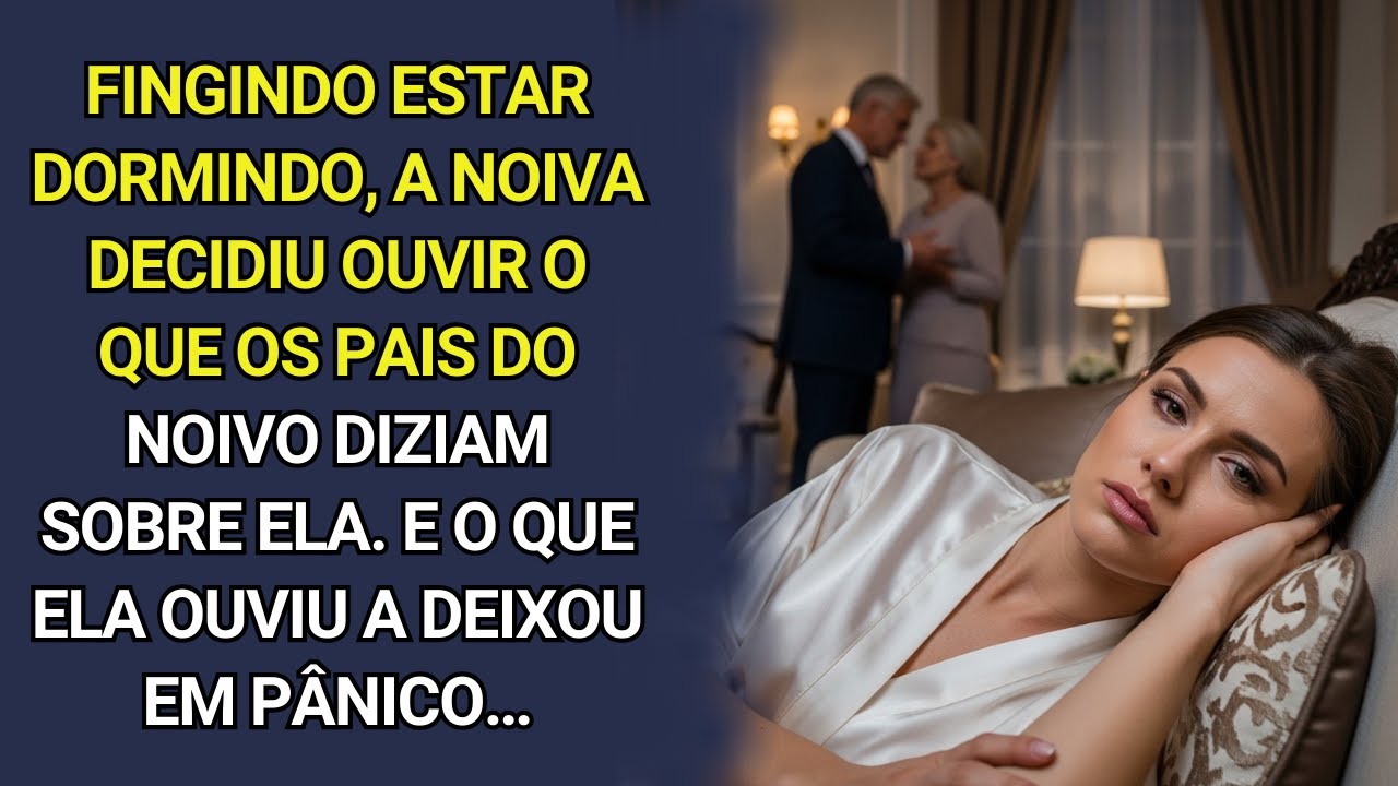 Fingindo estar dormindo, a noiva decidiu ouvir o que os pais do noivo diziam. E ficou em pânico…