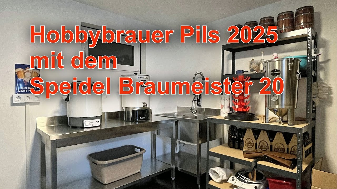 Hobbybrauer Pils 2025 mit dem Speidel Braumeister 20