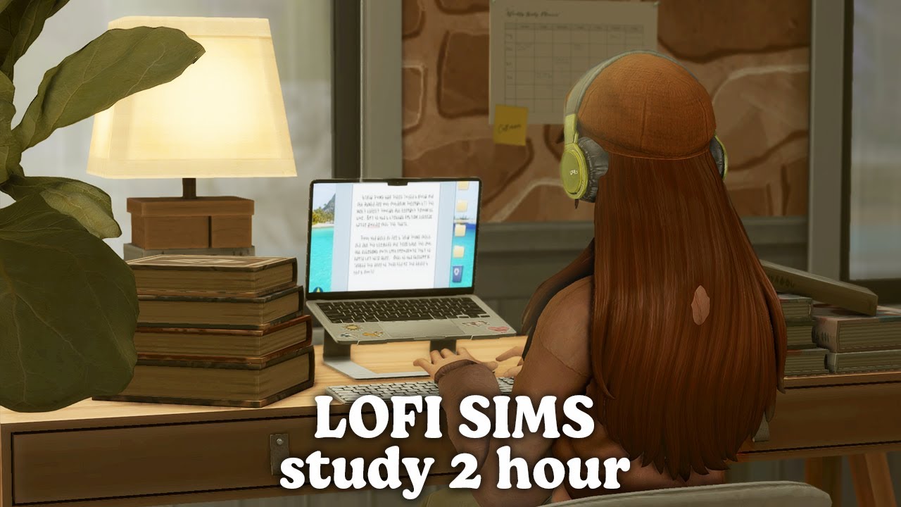 2-HOUR STUDY WITH SIMS 📚 LOFI MUSIC (Pomodoro 25/5) &middot; Concentraci&oacute;n, estudio, trabajo.
