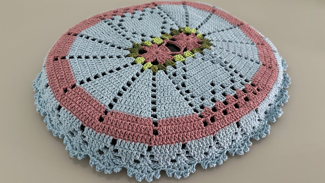 Tampa do vaso / jogo de banheiro BIA em crochê passo a passo