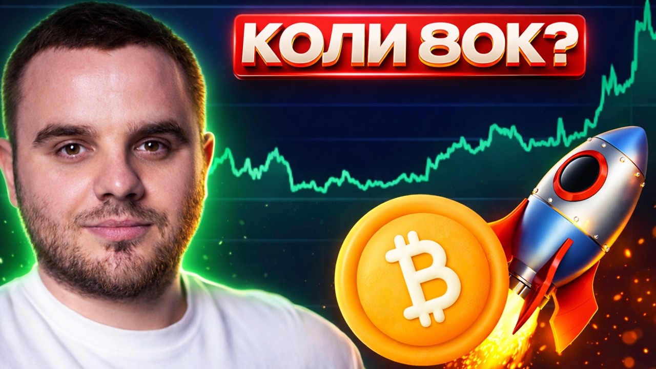Біткоїн Час Росту до $80 000! Торговий План по BTC, ETH, SOL, XRP, DOGE, HYPE