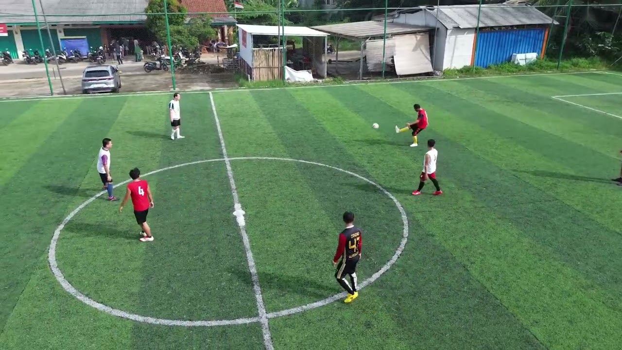 Drone Mini Soccer 13 Des 2025 | Merah vs Putih | CCTV Mode