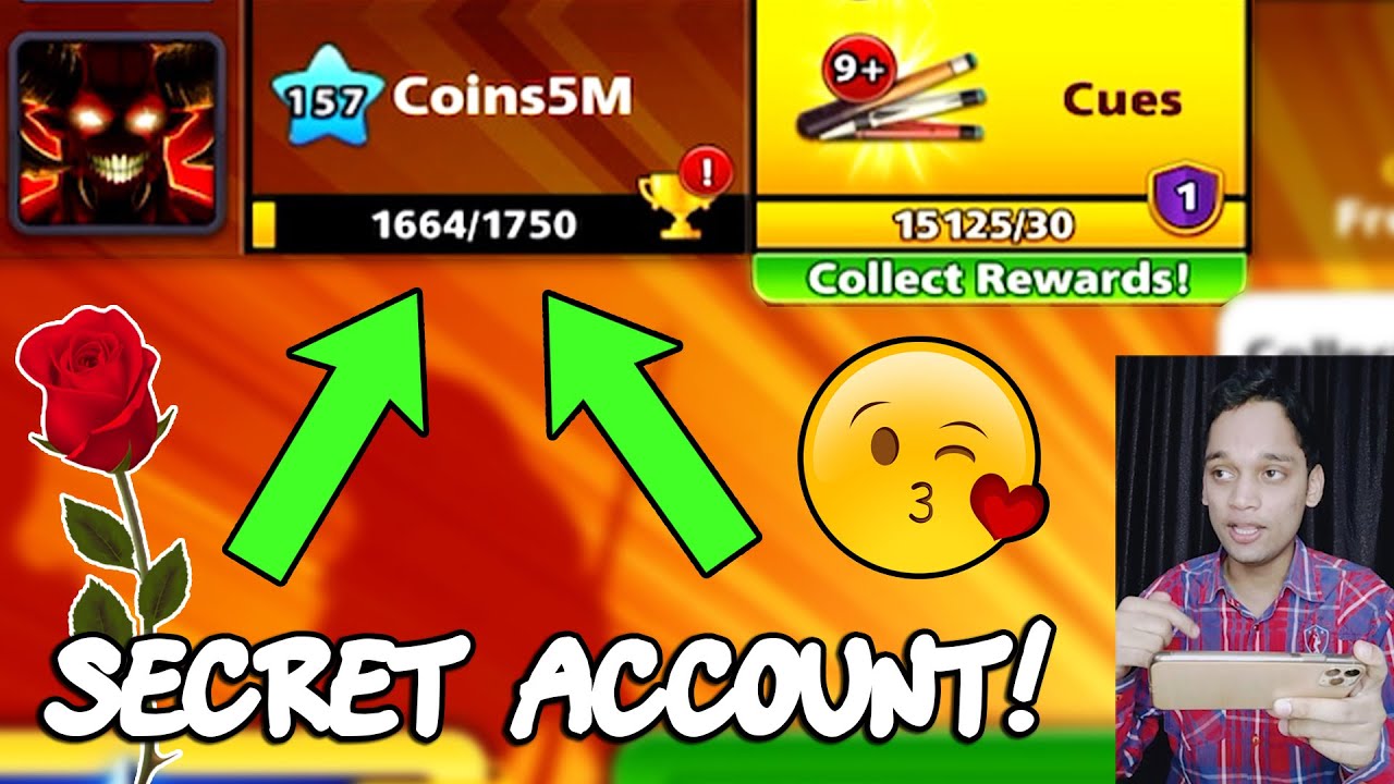 I FINALLY FOUND MY OLD SECRET ACCOUNT IN 8 BALL POOL..(yessss)