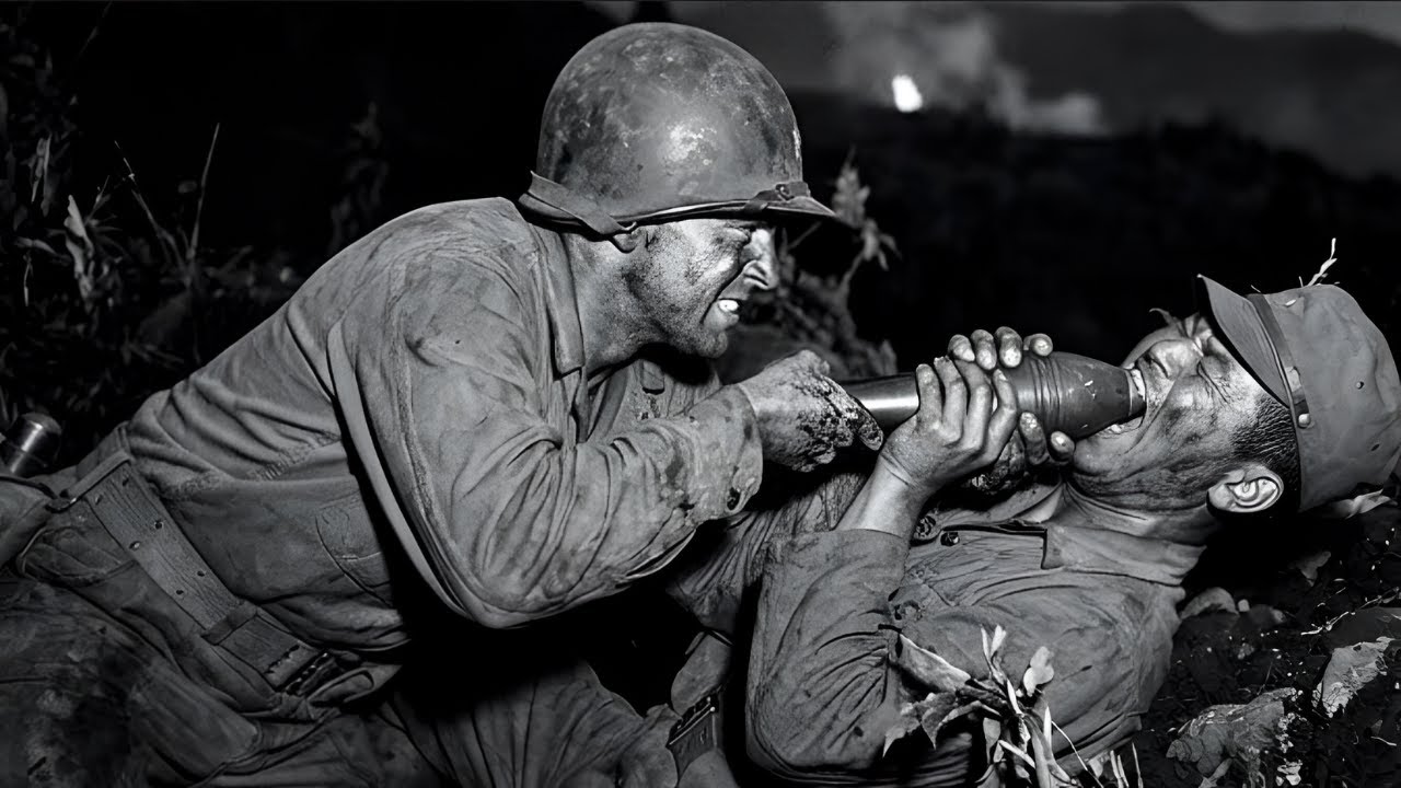 Japanese Surrounded Him — Ammo Gone — He Improvised Ammo and Killed 25 Without Mercy