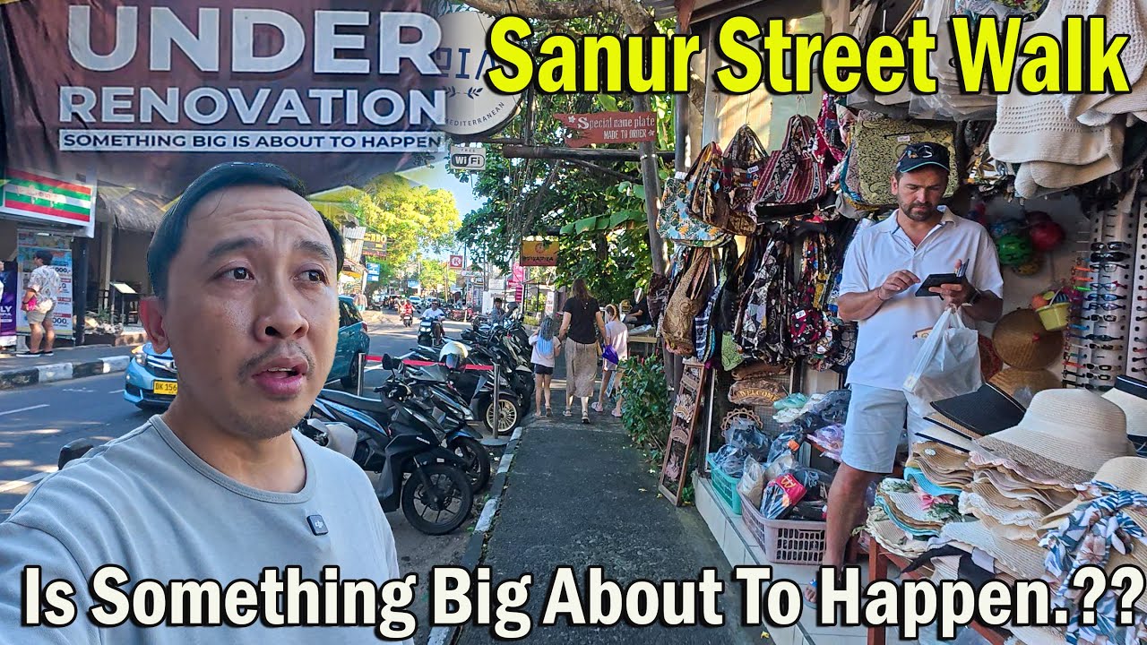 Is Something Big About To Happen..??? Lets Check It Out..!! Sanur Bali Street Walk..!!