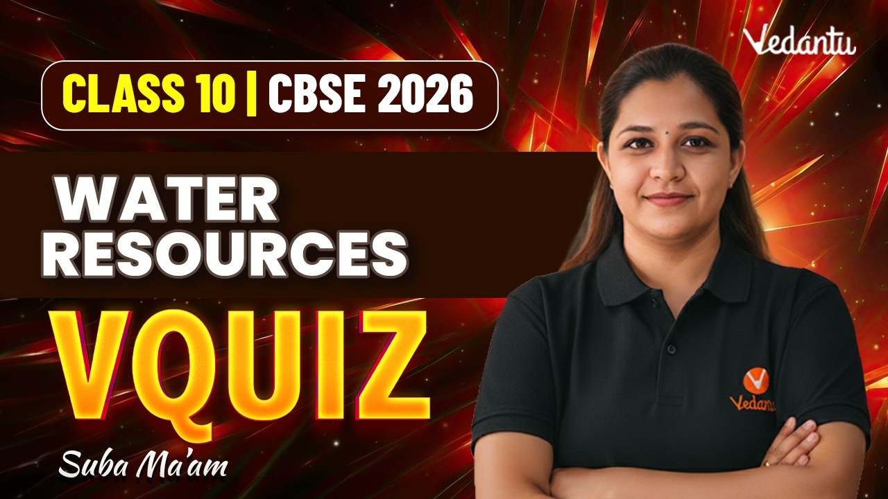 Water Resources | Vquiz | Class 10 SST | CBSE 2026 | Suba Ma'am