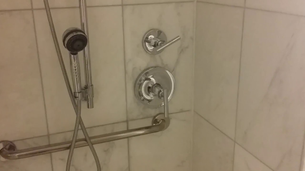 MGM Grand Las Vegas, ADA roll-in shower room review