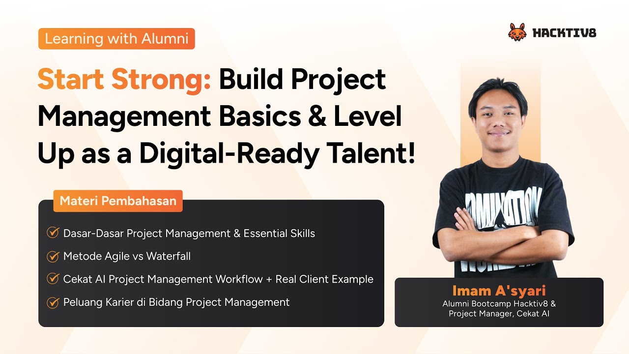 Start Strong: Build Project Management Basics & Level Up as a Digital-Ready Talent!