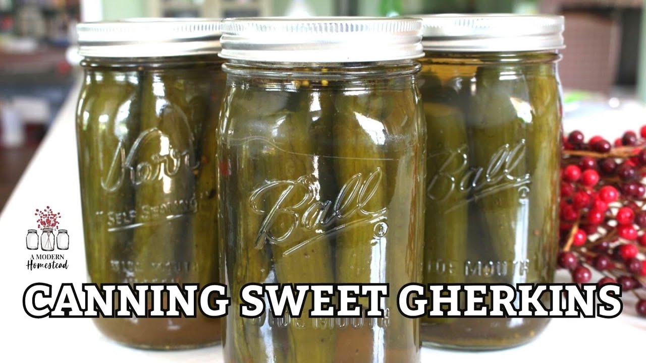 Mom's Best Sweet Gherkin Recipe | Canning Sweet Pickles