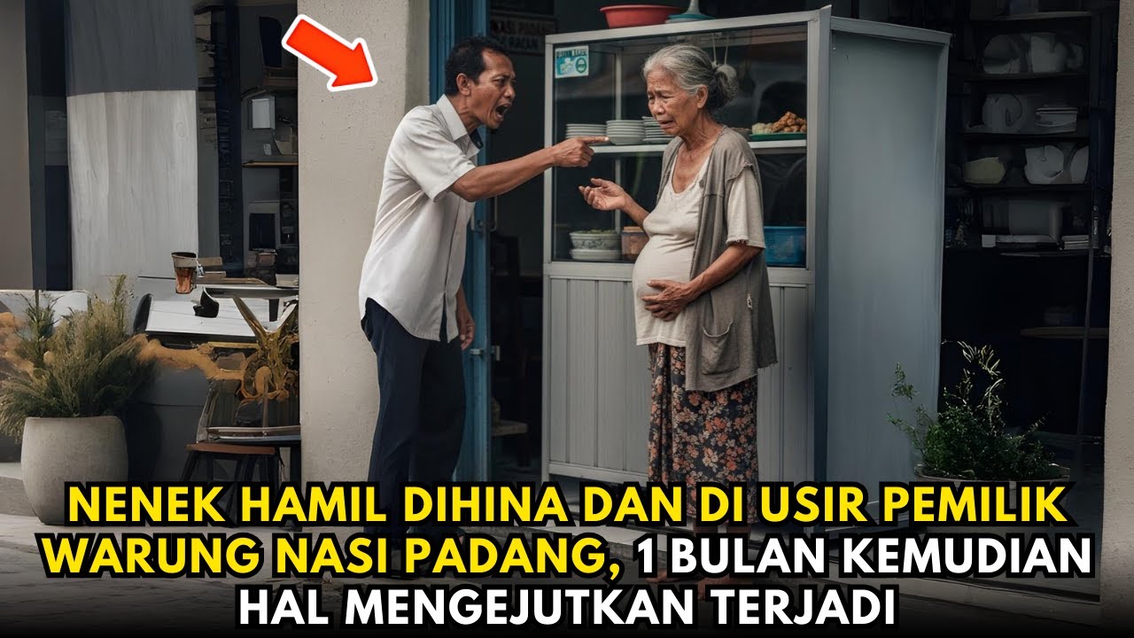 Nenek Hamil Dihina dan Diusir dari Warung Nasi Padang… 1 Bulan Kemudian Dia Menyesal!